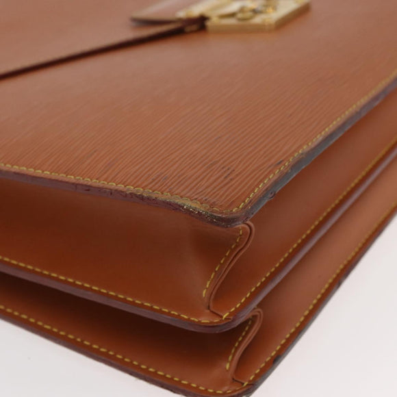 LOUIS VUITTON Epi Serviette Conseiller Briefcase Zipangu M54428 Auth BA12244