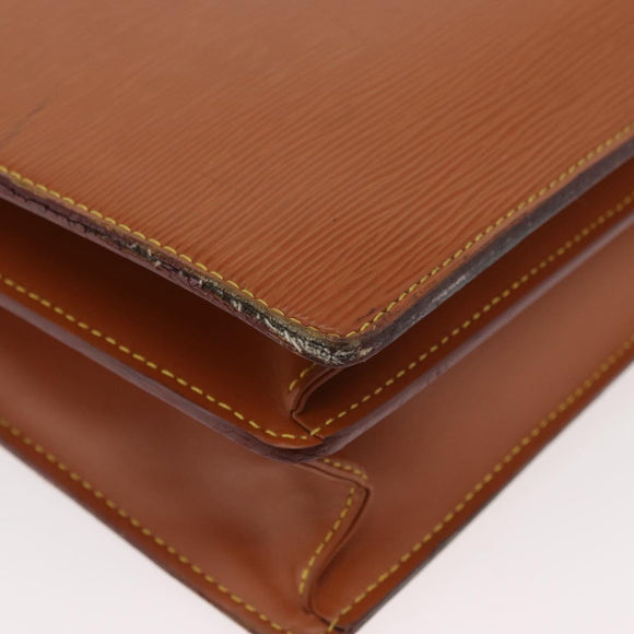 LOUIS VUITTON Epi Serviette Conseiller Briefcase Zipangu M54428 Auth BA12244
