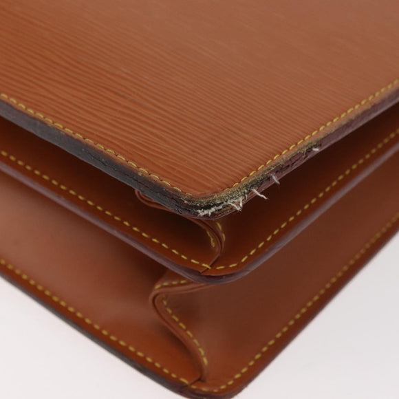 LOUIS VUITTON Epi Serviette Conseiller Briefcase Zipangu M54428 Auth BA12244