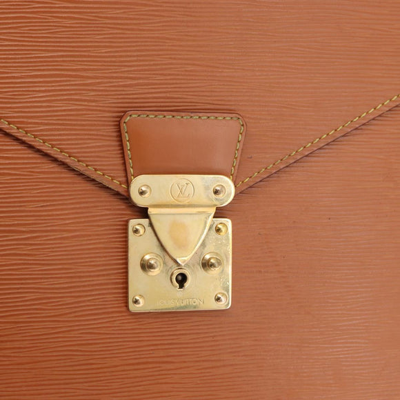 LOUIS VUITTON Epi Serviette Conseiller Briefcase Zipangu M54428 Auth BA12244