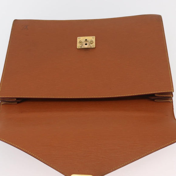LOUIS VUITTON Epi Serviette Conseiller Briefcase Zipangu M54428 Auth BA12244