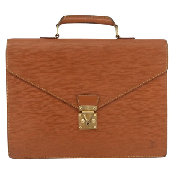LOUIS VUITTON Epi Serviette Conseiller Briefcase Zipangu M54428 Auth BA12244