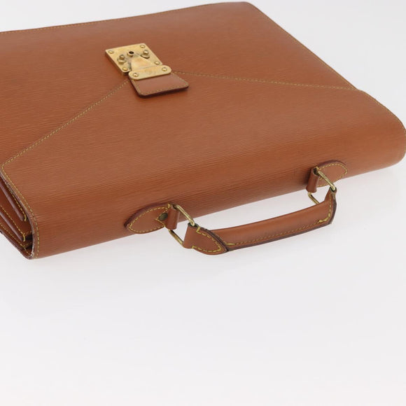 LOUIS VUITTON Epi Serviette Conseiller Briefcase Zipangu M54428 Auth BA12244