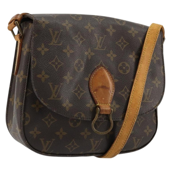 LOUIS VUITTON Monogram Saint Cloud GM Shoulder Bag M51242 LV Auth BA12247