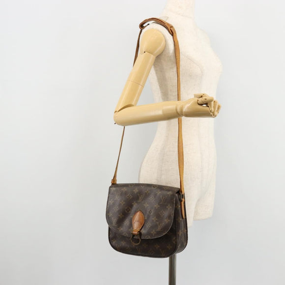 LOUIS VUITTON Monogram Saint Cloud GM Shoulder Bag M51242 LV Auth BA12247