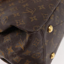 LOUIS VUITTON Monogram Pallas MM Hand Bag 2way Red M41175 LV Auth BA12249A-17