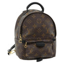 LOUIS VUITTON Monogram Palm Springs MINI Backpack M44873 LV Auth BA12251A-1
