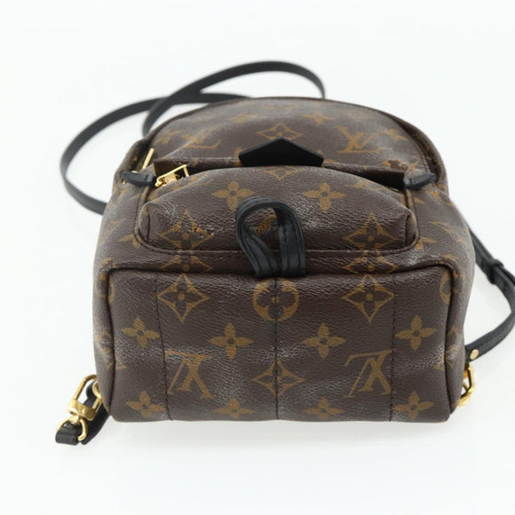LOUIS VUITTON Monogram Palm Springs MINI Backpack M44873 LV Auth BA12251A
