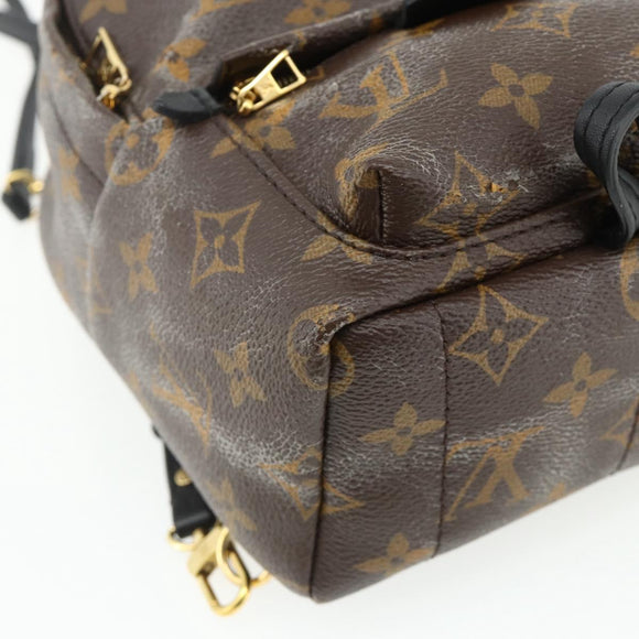 LOUIS VUITTON Monogram Palm Springs MINI Backpack M44873 LV Auth BA12251A