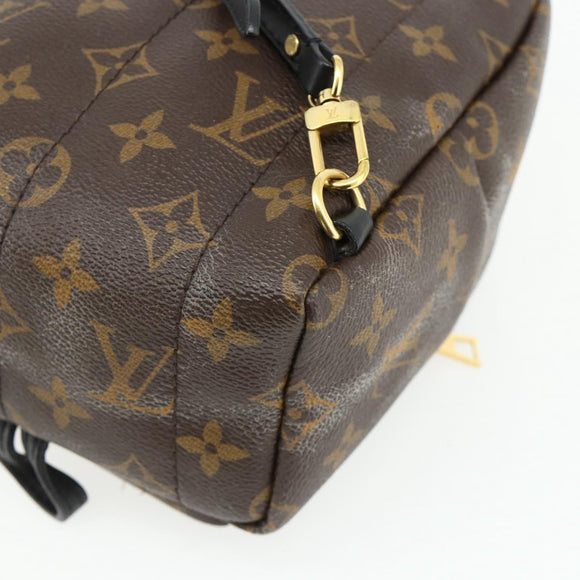 LOUIS VUITTON Monogram Palm Springs MINI Backpack M44873 LV Auth BA12251A
