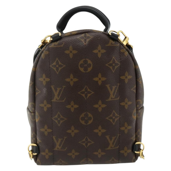 LOUIS VUITTON Monogram Palm Springs MINI Backpack M44873 LV Auth BA12251A