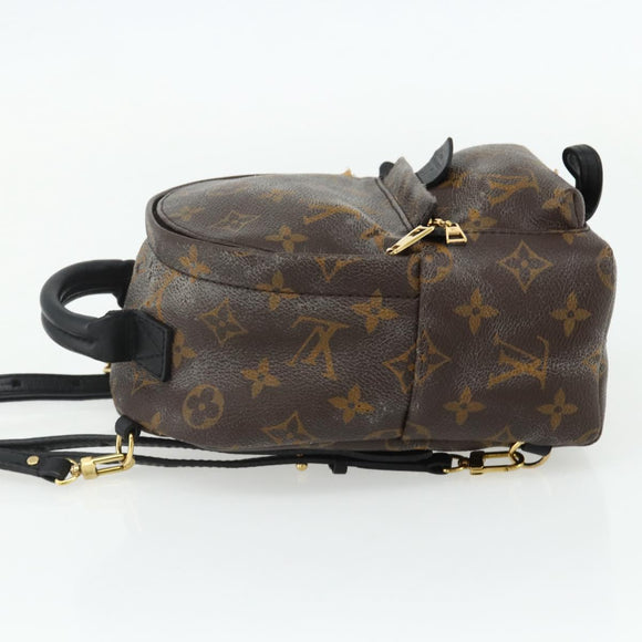 LOUIS VUITTON Monogram Palm Springs MINI Backpack M44873 LV Auth BA12251A
