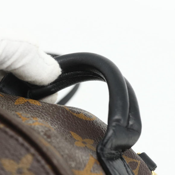 LOUIS VUITTON Monogram Palm Springs MINI Backpack M44873 LV Auth BA12251A
