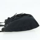 SAINT LAURENT Kahala Tote Bag Canvas Black Silver Auth BA12255-4