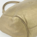 LOEWE Nappa Hand Bag Leather Gold Tone Auth BA12256-15