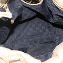 LOEWE Nappa Hand Bag Leather Gold Tone Auth BA12256-11