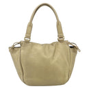 LOEWE Nappa Hand Bag Leather Gold Tone Auth BA12256-2