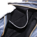 Chloe Etel Hand Bag Leather 2way Navy Gold Auth BA12262-22