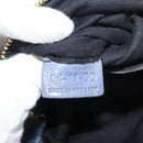 Chloe Etel Hand Bag Leather 2way Navy Gold Auth BA12262-23
