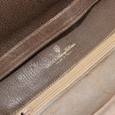 GUCCI GG Supreme Web Sherry Line Shoulder Bag PVC Beige Gold Auth BA12265-16