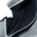 SAINT LAURENT Chain Shoulder Bag Leather Gray Silver Auth BA12267SAV-27