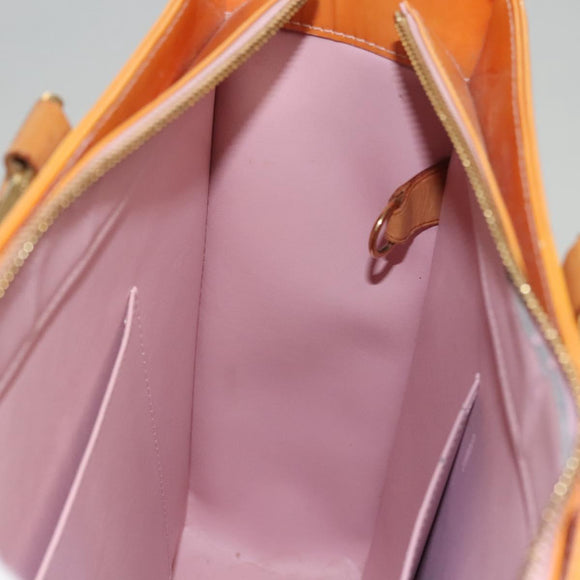 LOUIS VUITTON Monogram Vernis Columbus Bag Marshmallow Pink M91032 Auth BA1227