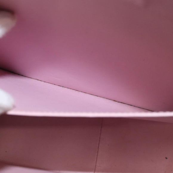 LOUIS VUITTON Monogram Vernis Columbus Bag Marshmallow Pink M91032 Auth BA1227