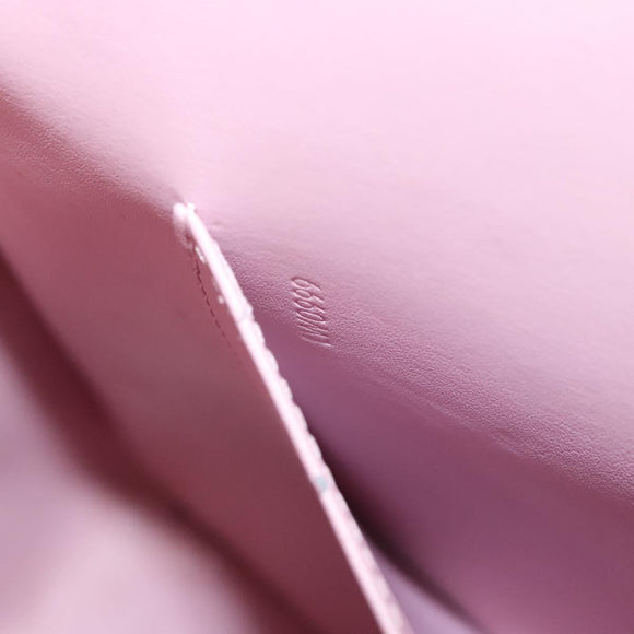 LOUIS VUITTON Monogram Vernis Columbus Bag Marshmallow Pink M91032 Auth BA1227