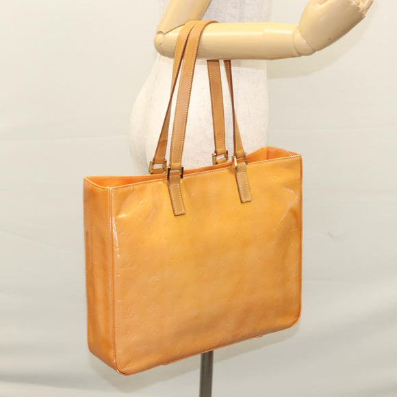 LOUIS VUITTON Monogram Vernis Columbus Bag Marshmallow Pink M91032 Auth BA1227