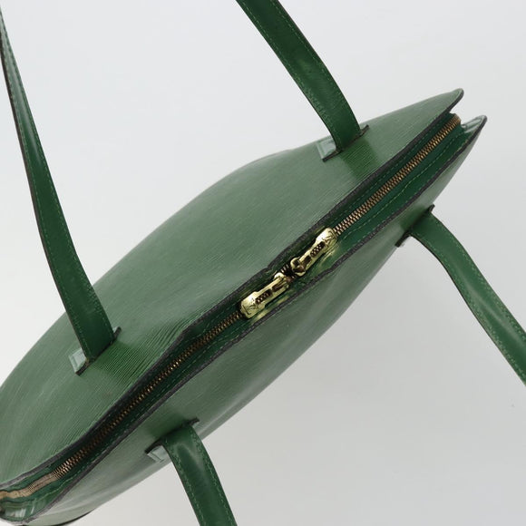 LOUIS VUITTON Epi Lussac Shoulder Bag Green M52284 LV Auth BA12273