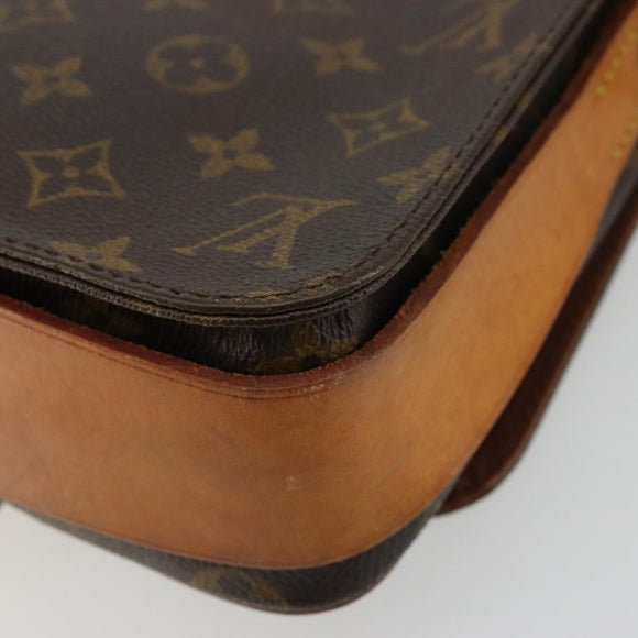 LOUIS VUITTON Monogram Cartouchiere MM Shoulder Bag M51253 LV Auth BA12277