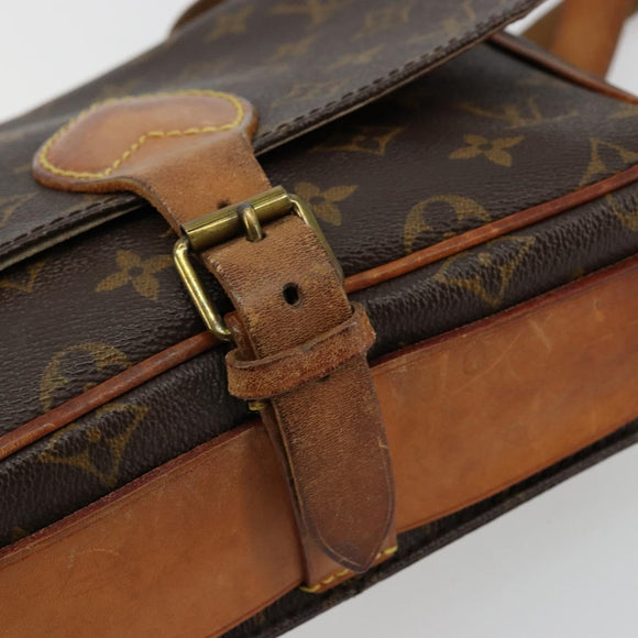LOUIS VUITTON Monogram Cartouchiere MM Shoulder Bag M51253 LV Auth BA12277