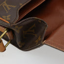 LOUIS VUITTON Monogram Cartouchiere MM Shoulder Bag M51253 LV Auth BA12277-21