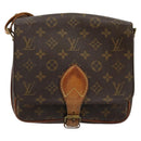 LOUIS VUITTON Monogram Cartouchiere MM Shoulder Bag M51253 LV Auth BA12277-13