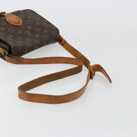 LOUIS VUITTON Monogram Cartouchiere MM Shoulder Bag M51253 LV Auth BA12277