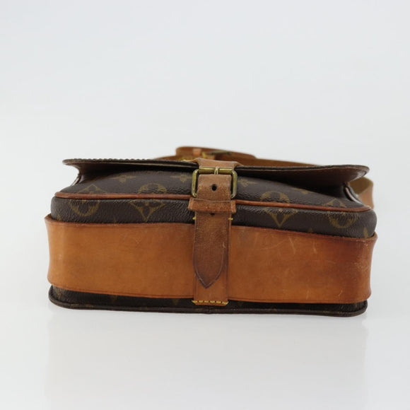 LOUIS VUITTON Monogram Cartouchiere MM Shoulder Bag M51253 LV Auth BA12277