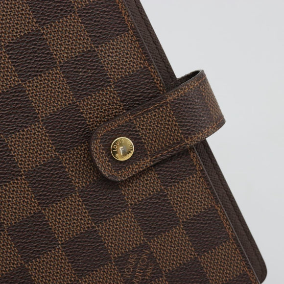 LOUIS VUITTON Damier Graphite Agenda MM Tagesplaner-Einband R20242 LV Auth BA12280