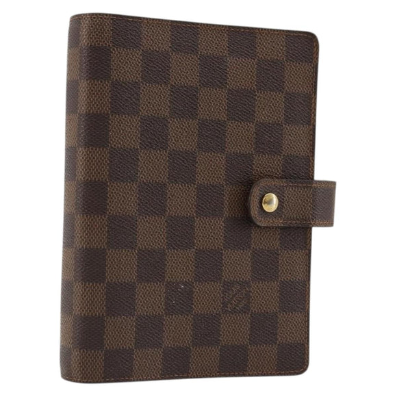 LOUIS VUITTON Damier Graphite Agenda MM Tagesplaner-Einband R20242 LV Auth BA12280