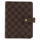 LOUIS VUITTON Damier Graphite Agenda MM Tagesplaner-Einband R20242 LV Auth BA12280-13