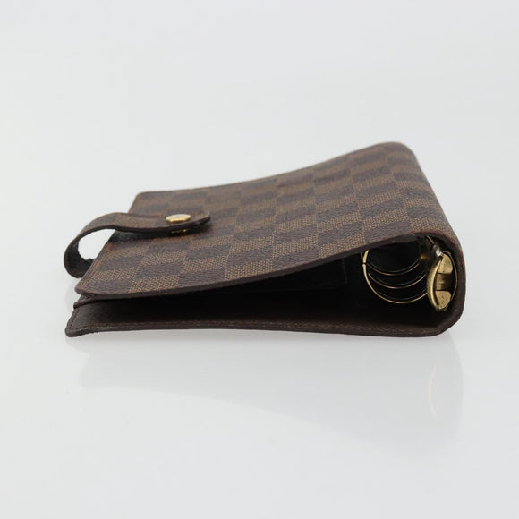 LOUIS VUITTON Damier Graphite Agenda MM Tagesplaner-Einband R20242 LV Auth BA12280