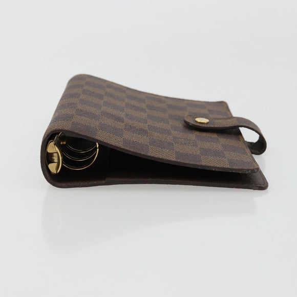 LOUIS VUITTON Damier Graphite Agenda MM Tagesplaner-Einband R20242 LV Auth BA12280