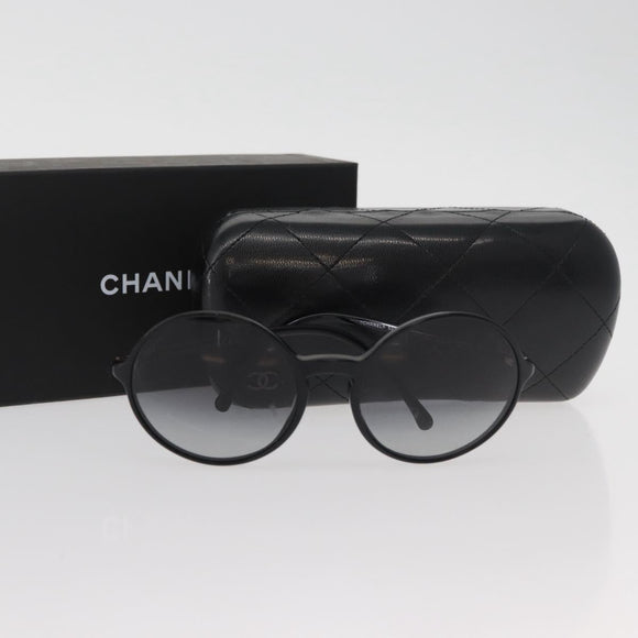 CHANEL Sunglasses plastic Black 5279-A CC Auth BA12282