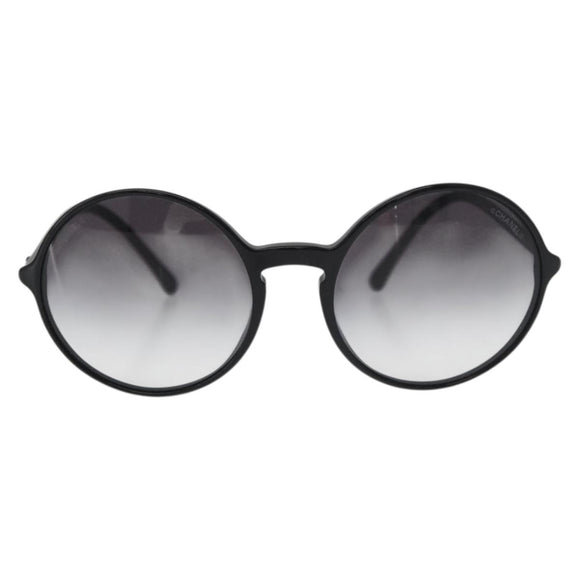 CHANEL Sunglasses plastic Black 5279-A CC Auth BA12282