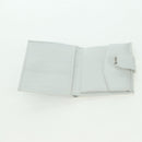 LOEWE Wallet Suede Light Blue Silver Auth BA12283V-8
