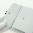 LOEWE Wallet Suede Light Blue Silver Auth BA12283V-23