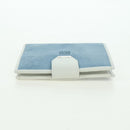 LOEWE Wallet Suede Light Blue Silver Auth BA12283V-5