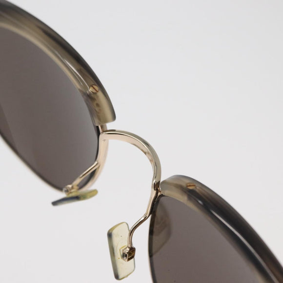 SAINT LAURENT Sunglasses plastic Beige SL5 Auth BA12284