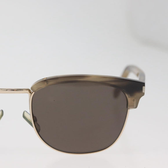 SAINT LAURENT Sunglasses plastic Beige SL5 Auth BA12284