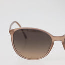 CHANEL COCO Mark Sunglasses plastic Beige CC Auth BA12285-4