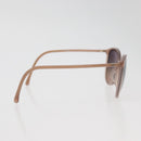 CHANEL COCO Mark Sunglasses plastic Beige CC Auth BA12285-6